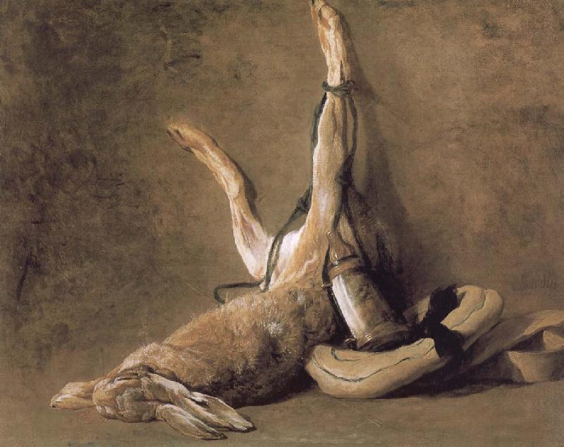 Jean Baptiste Simeon Chardin Hare and hunting with tinderbox Germany oil painting art
